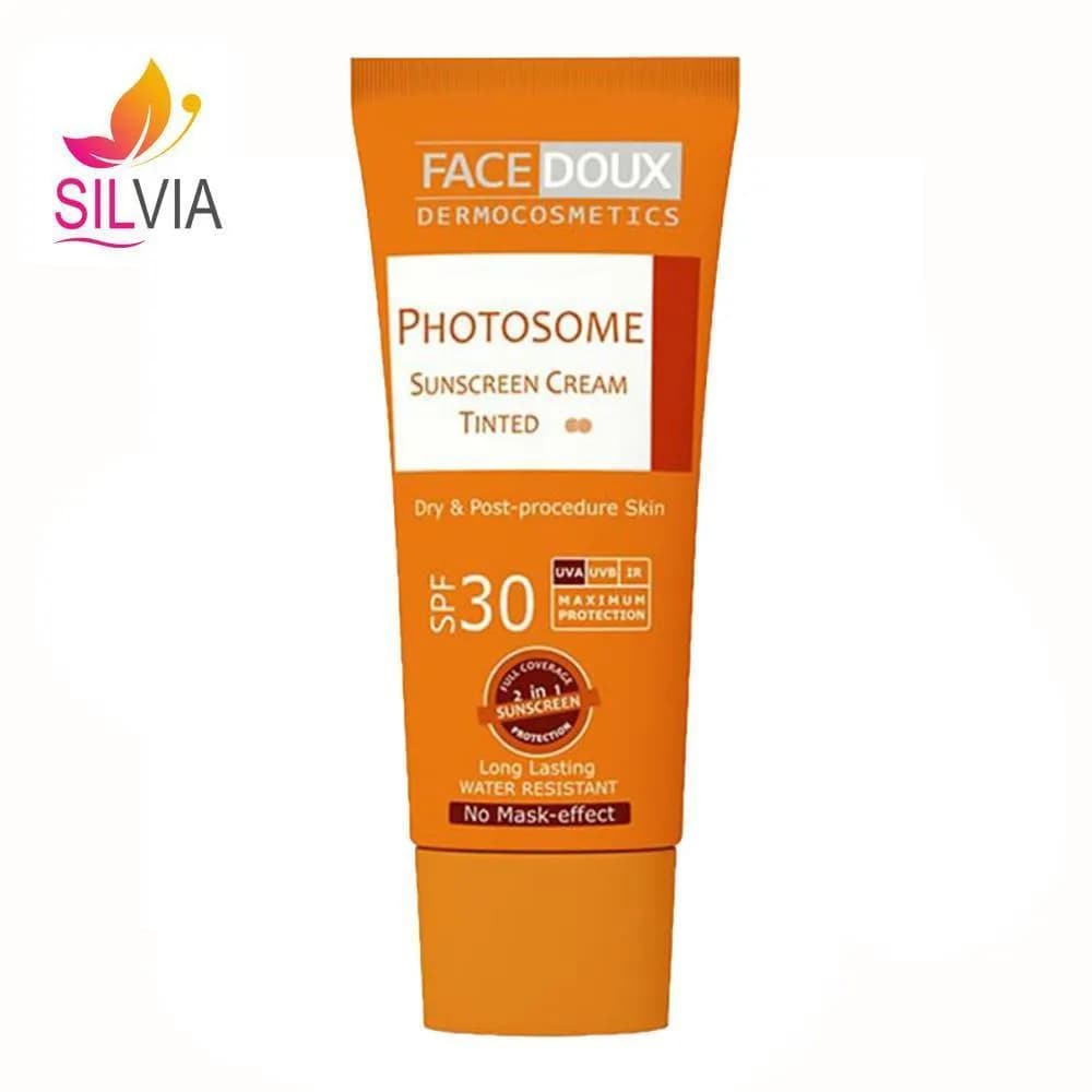 کرم ضدآفتاب رنگی پوست خشک و معمولی فوتوزوم SPF30 فیس دوکس 40 میل — تصویر ۳