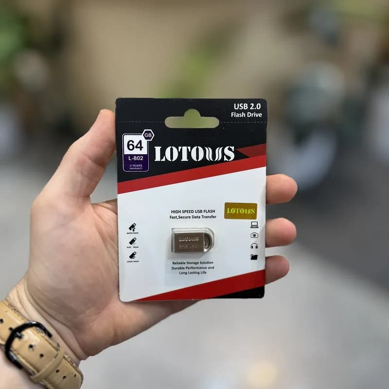فلش مموری لوتوس مدل L802 ظرفیت ۶۴ گیگابایت USB 2