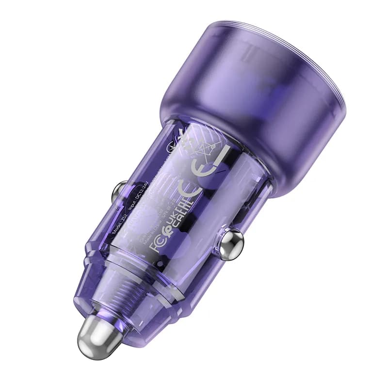 شارژر فندکی 38 وات هوکو مدل Z52 USB — تصویر ۲