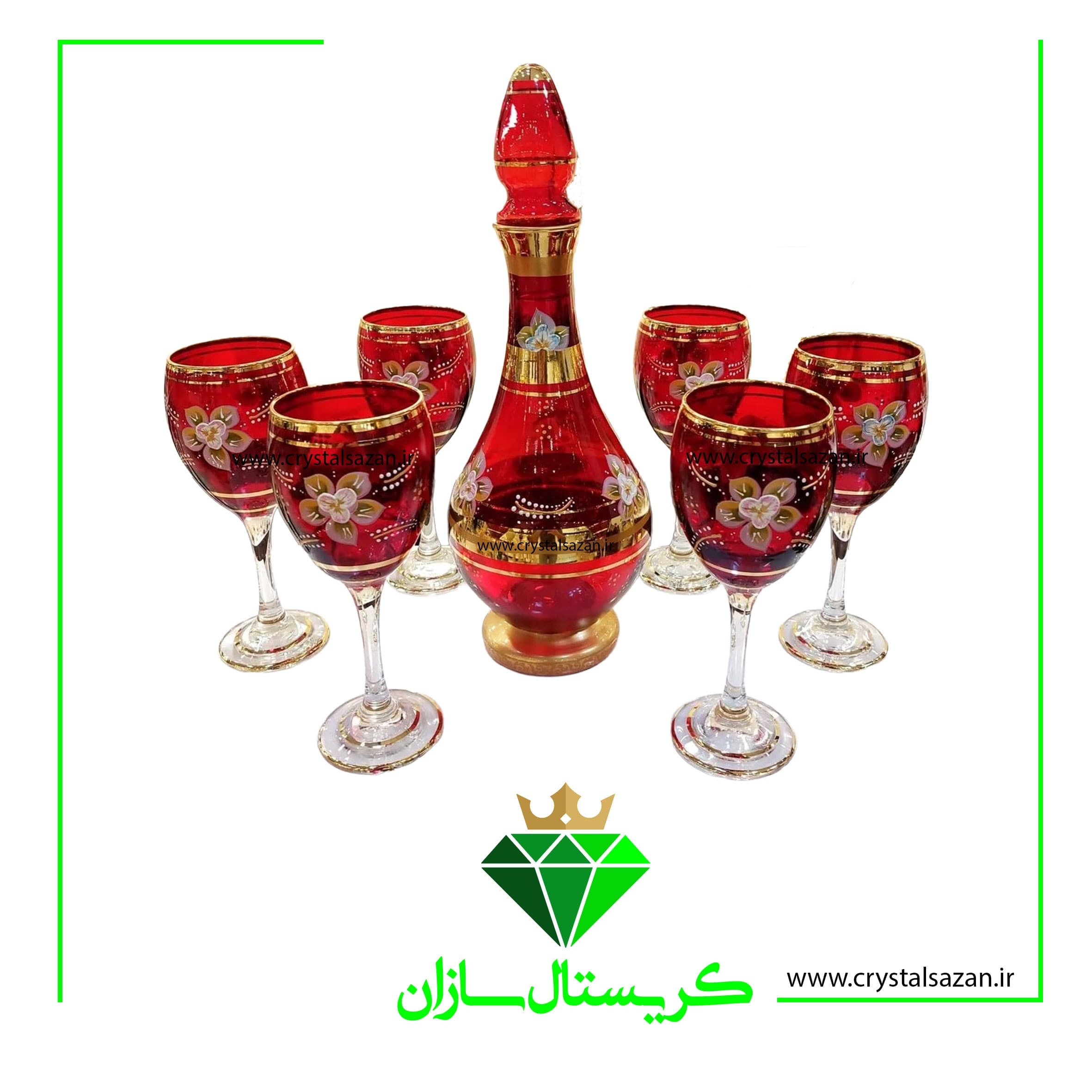 تنگ و جام کریستال سازان کد J1337