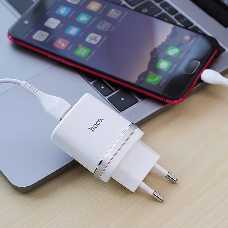 شارژر دیواری برند هوکو مدل C12Q میکرو — تصویر ۷