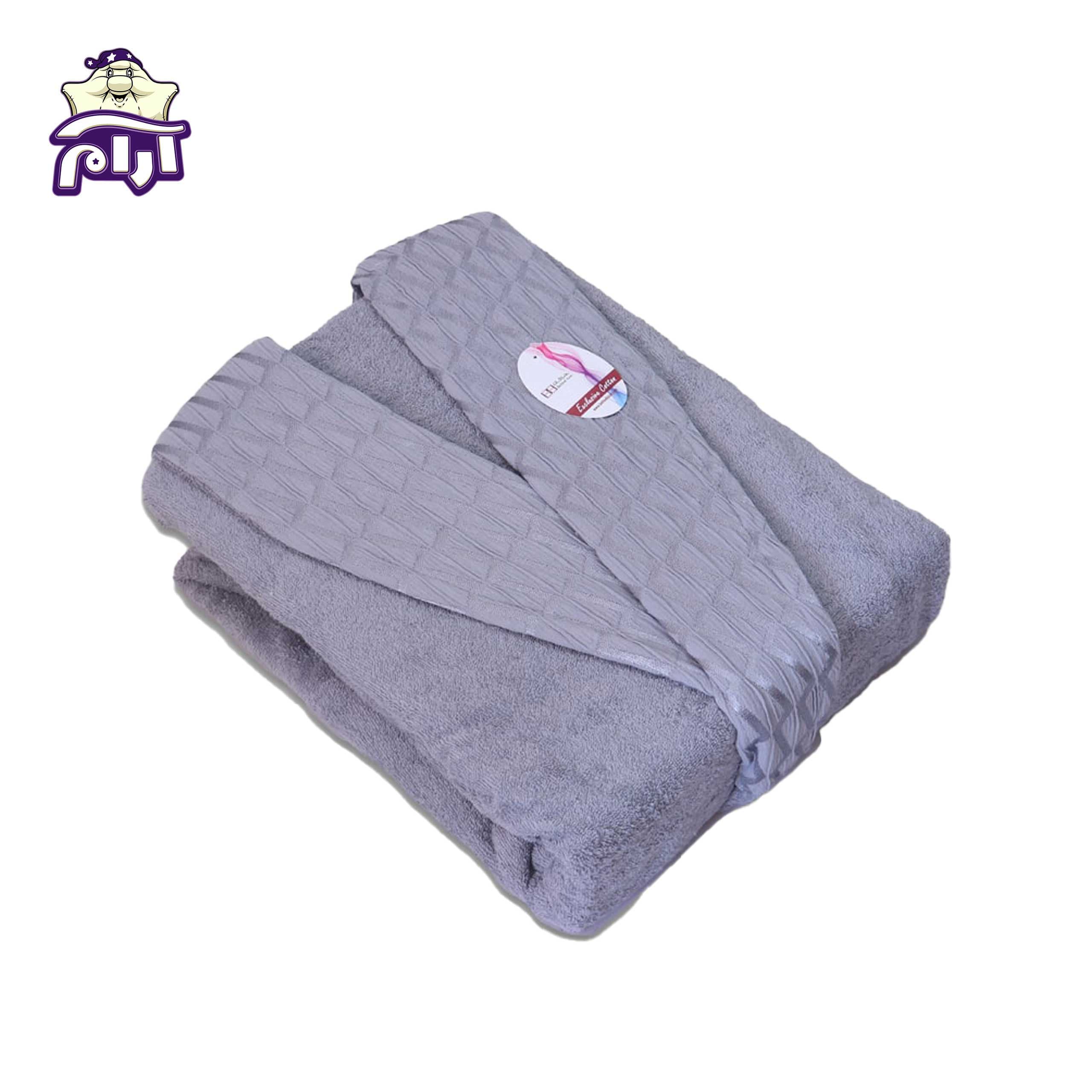 حوله پالتویی بهباف آذر XL مدل آرامیس — تصویر ۳