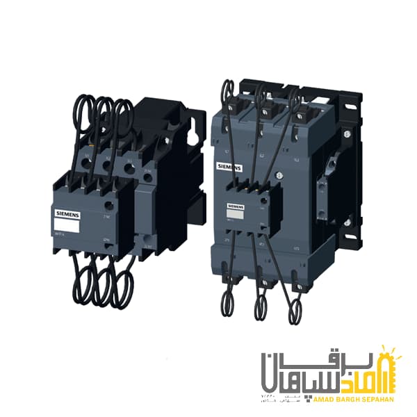 کنتاکتور خازنی (کنتاکتور فرمان) 12.5 کیلوواری (1NO+1NC)، زیمنس siemens، مدل 3MT70012JA116AN2