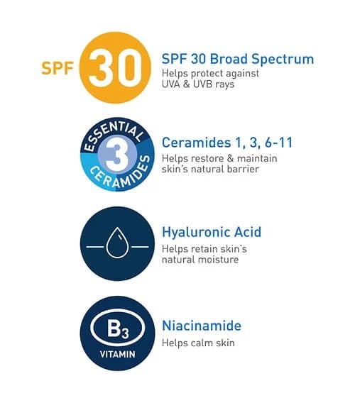 لوسیون مرطوب کننده روز صورت سراوی | AM Facial moisturizing lotion Cerave — تصویر ۳