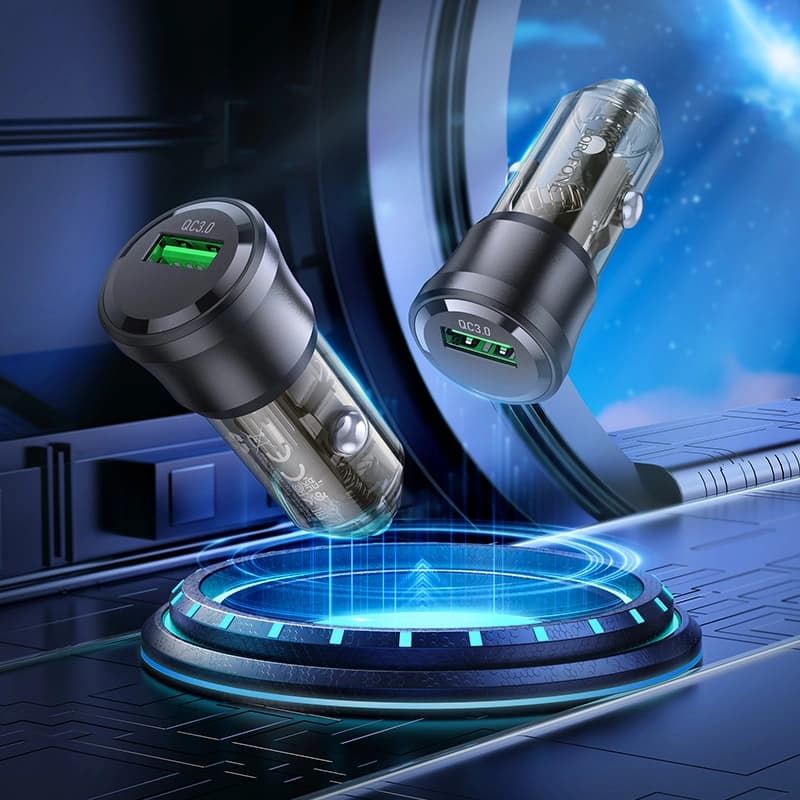 شارژر فندکی 18وات برند بروفون مدل BZ23 USB — تصویر ۴
