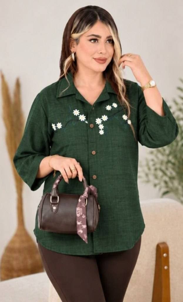شومیز شانتون شکوفه — تصویر ۶