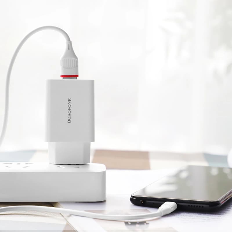 شارژر دیواری مدل BA21A USB بروفون — تصویر ۳