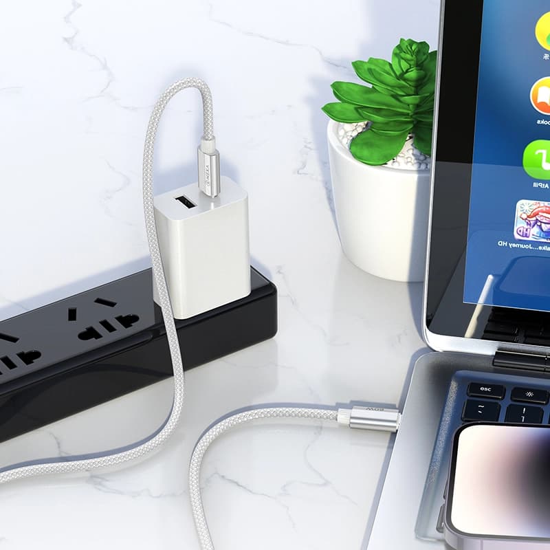کابل شارژ 60 وات برند نکسا مدل L72 با سری تایپ سی به تایپ سی — تصویر ۸