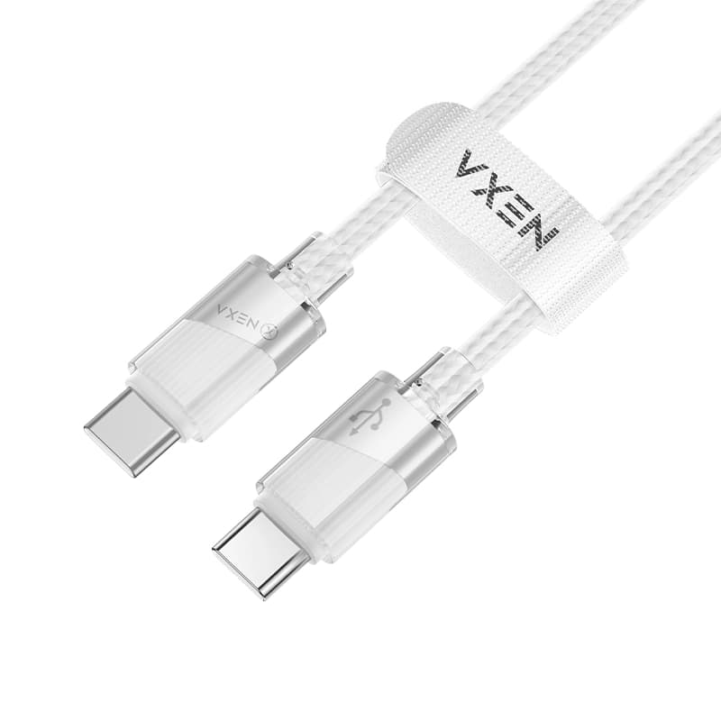 کابل شارژ 60 وات برند نکسا مدل L71 با سری تایپ سی به تایپ سی — تصویر ۴