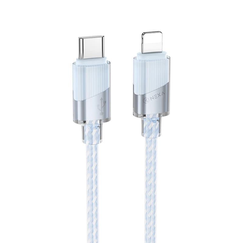 کابل شارژ 27 وات برند نکسا مدل L71 با سری تایپ سی به آیفونی