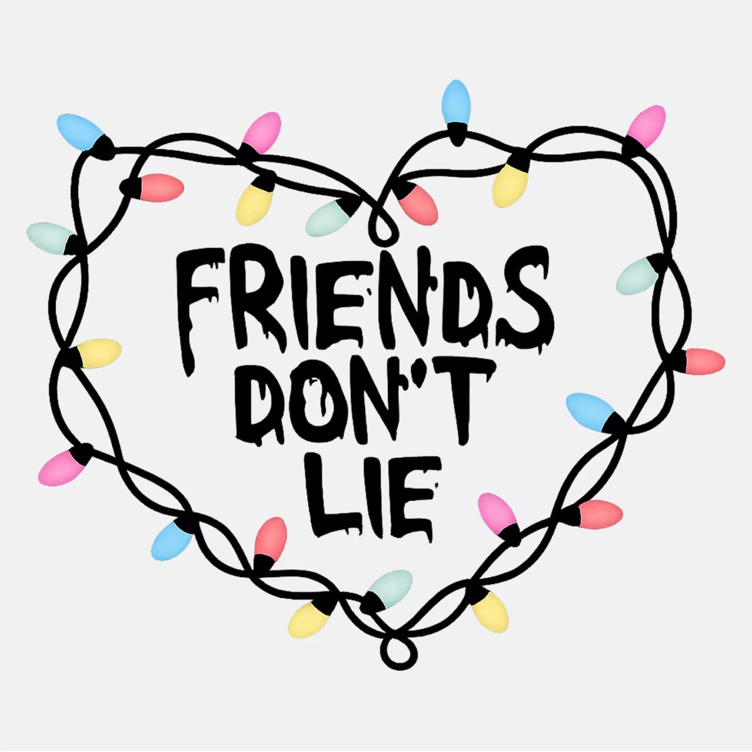 تیشرت پنبه دو نخ طرح Don’t Lie — تصویر ۳
