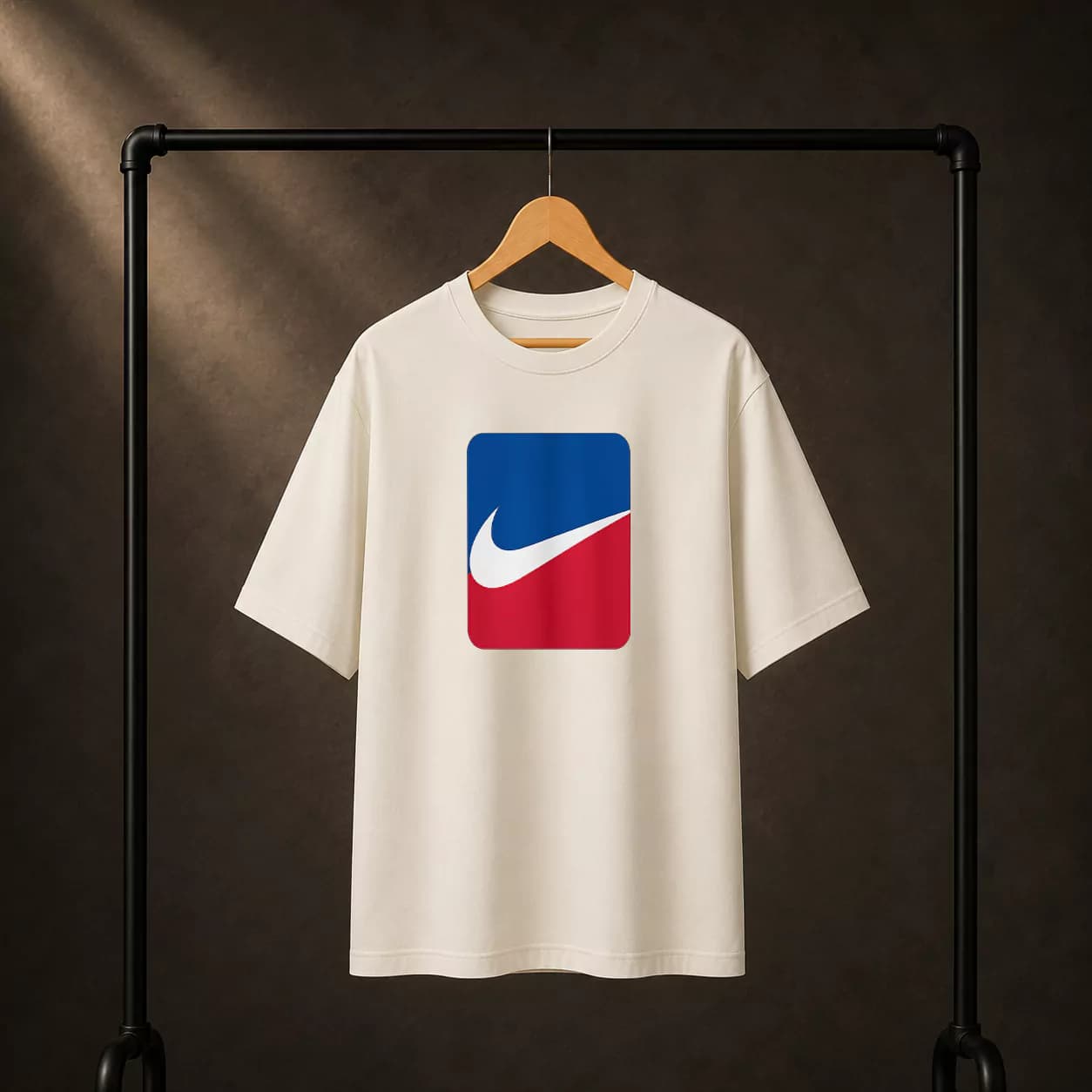 تیشرت پنبه دو نخ طرح Nike