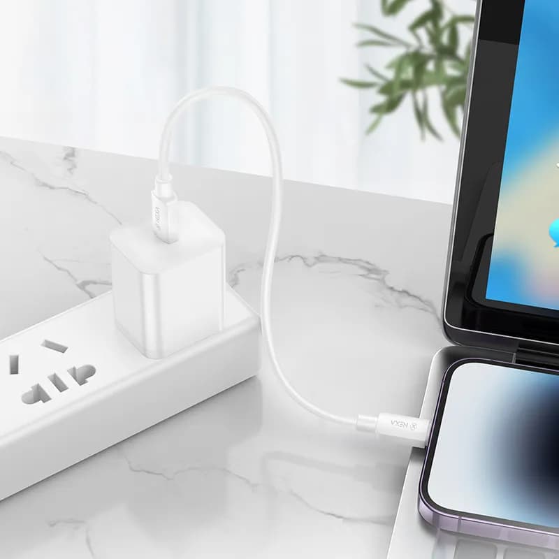 کابل شارژ 20 وات نکسا مدل L3 با سری تایپ سی به لایتنینگ 25 سانت — تصویر ۷