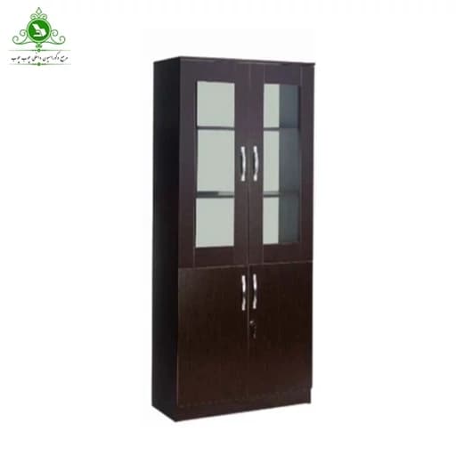 کتابخانه اداری چهار درب ویترین دار مبلمان آپادانا apadana مدل 637822