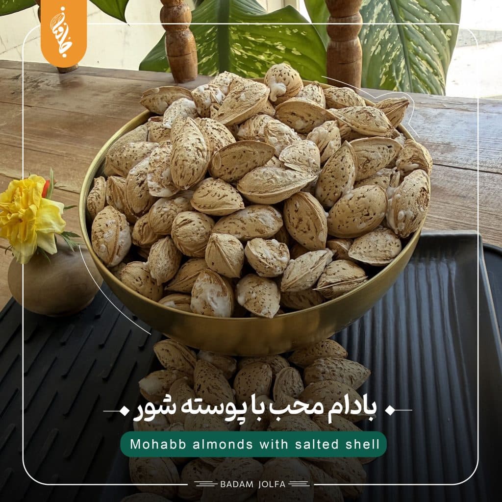 بادام محب شور با پوست - بادام جلفا — تصویر ۴