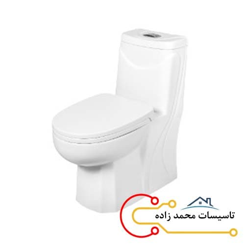 توالت فرنگی یک تکه مدل دیاموند 66 برند مروارید