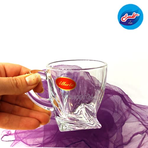 فنجان بی پایه آلبرتا مدل کوادرون بسته 6 عددی — تصویر ۳