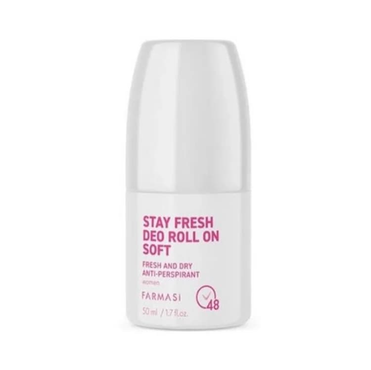 رول ضد تعریق زنانه فارماسی مدل Stay Fresh Deo Roll On Soft با رایحه دلنشین گل‌های بهاری و حس خنکی 50 میلی لیتر
