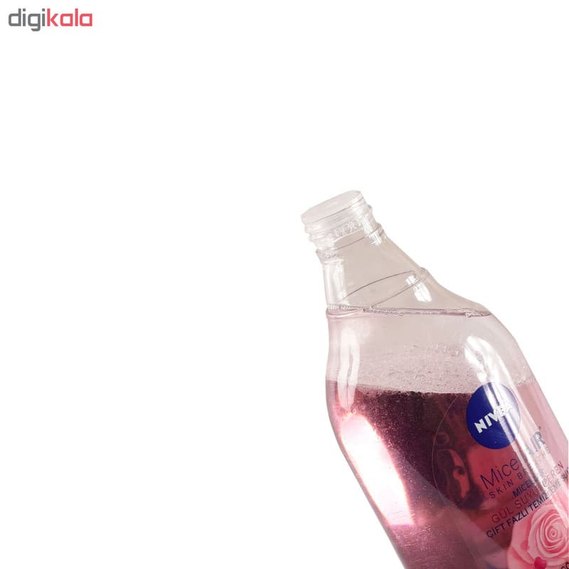 محلول پاک کننده آرایش صورت نیوآ مدل گل رز حجم 400 میلی لیتر — تصویر ۳