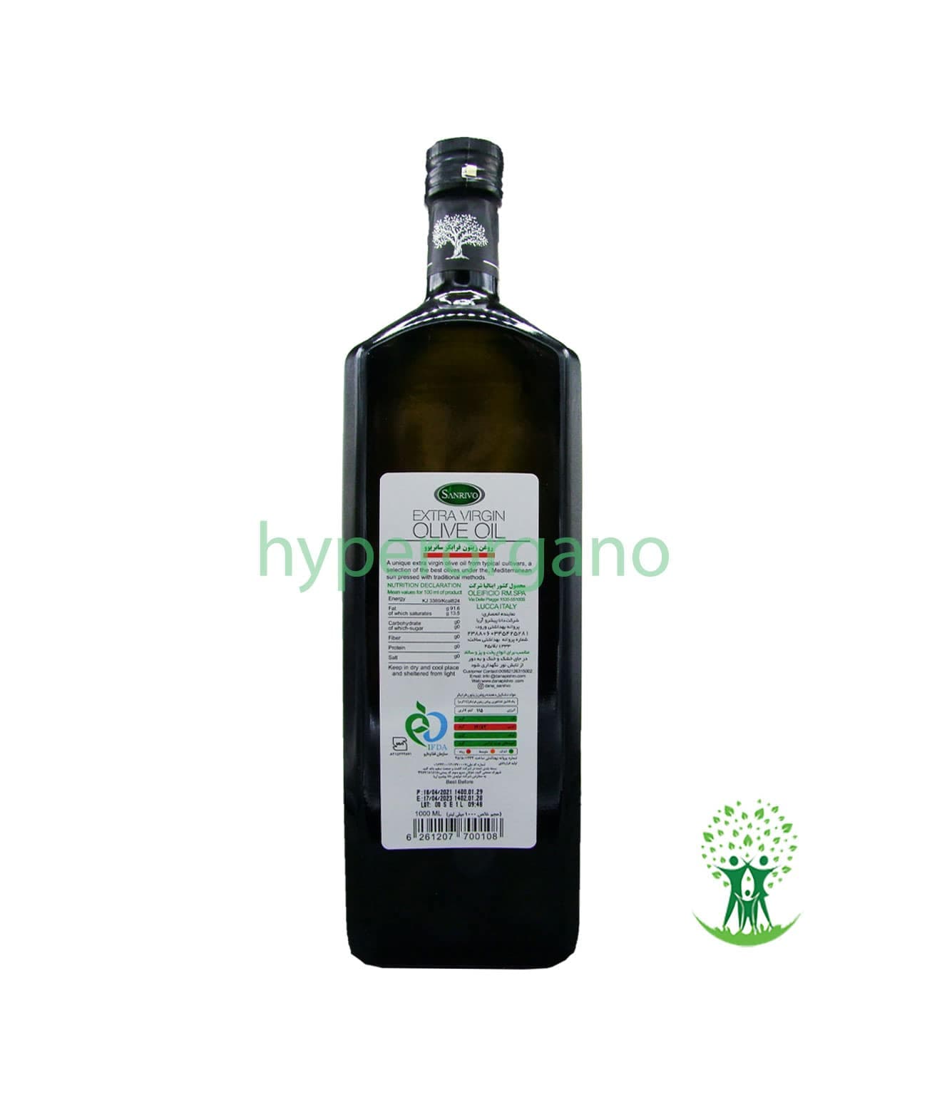 روغن زیتون فرابکر سانریوو 1 لیتری — تصویر ۲