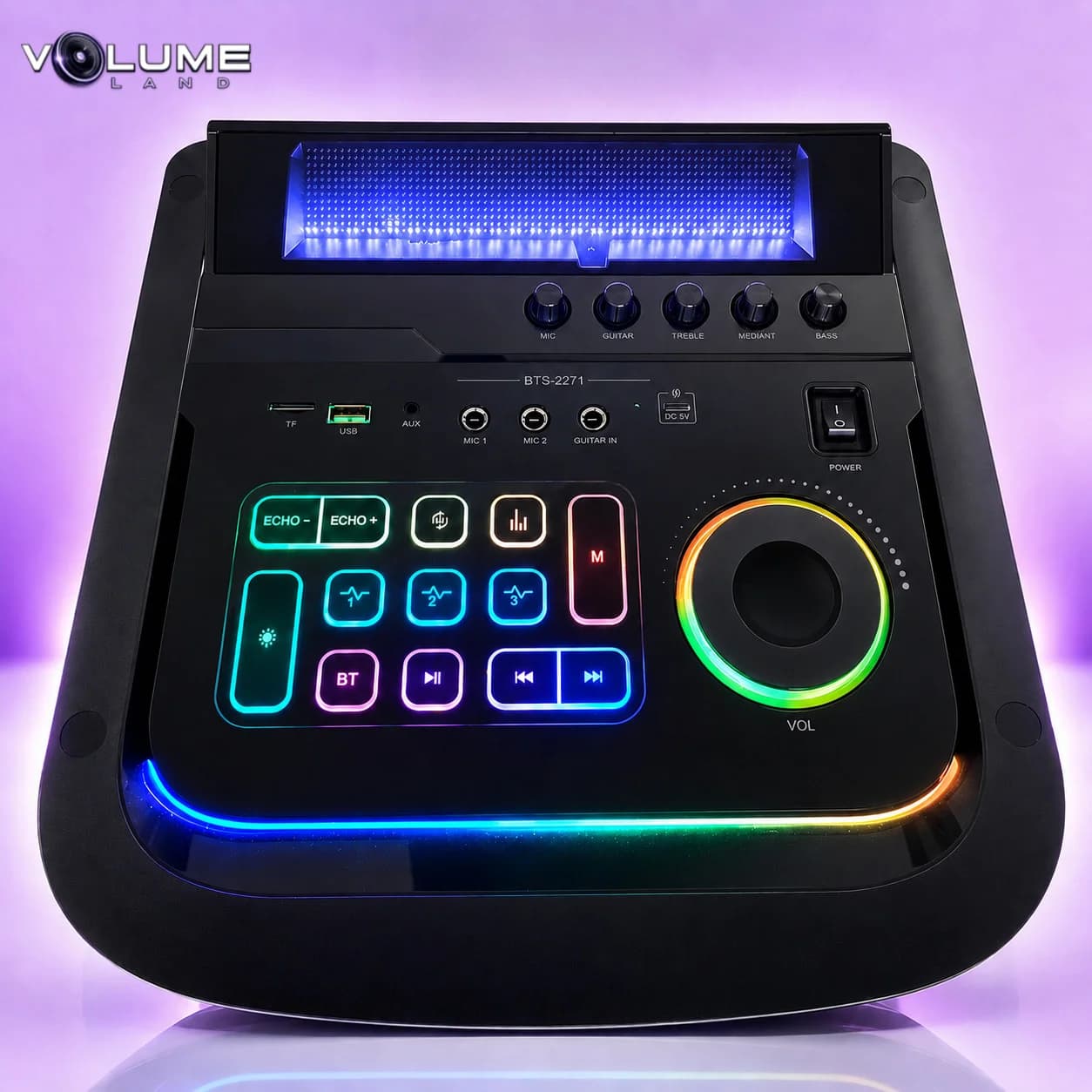 اسپیکر بلوتوثی قابل حمل مدل BTS 2271 — تصویر ۳