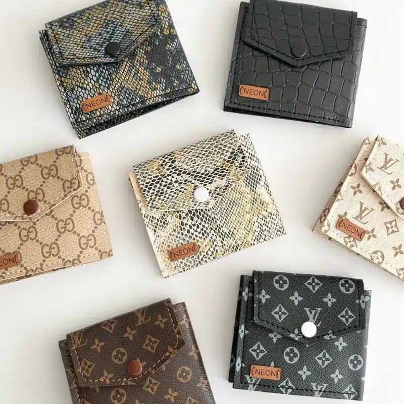 کیف پول جیبی دردار طرح برند