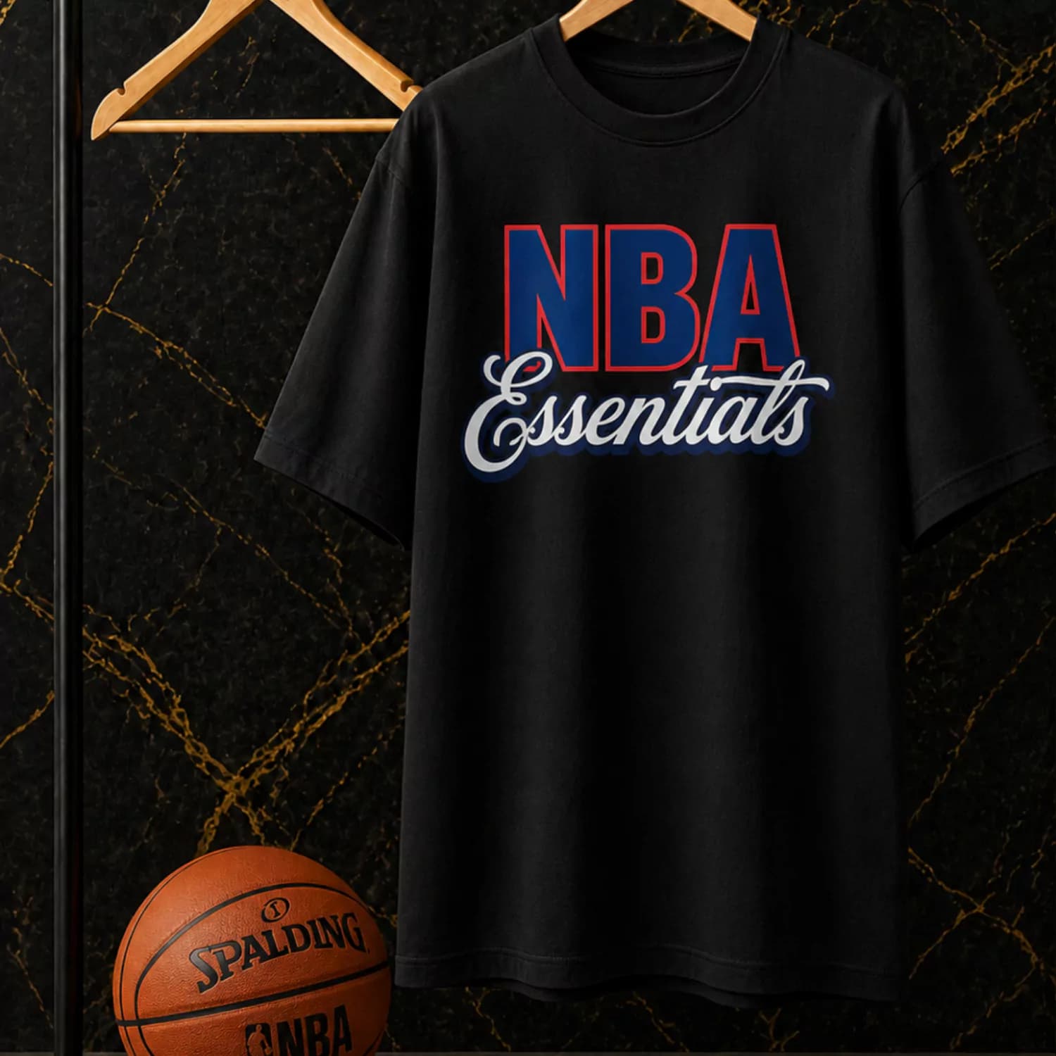 تیشرت پنبه دو نخ طرح NBA Essentials — تصویر ۳