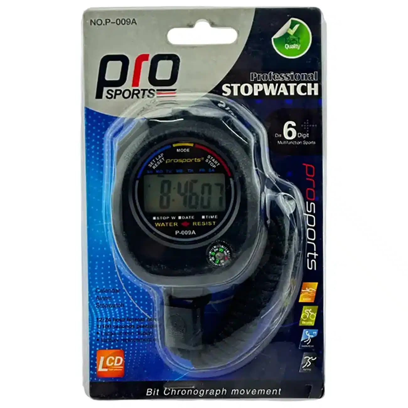 کرنومتر دیجیتال پرو اسپورتز Pro Sports مدل P-009A دقت 0.01s - ماه به ماه — تصویر ۴