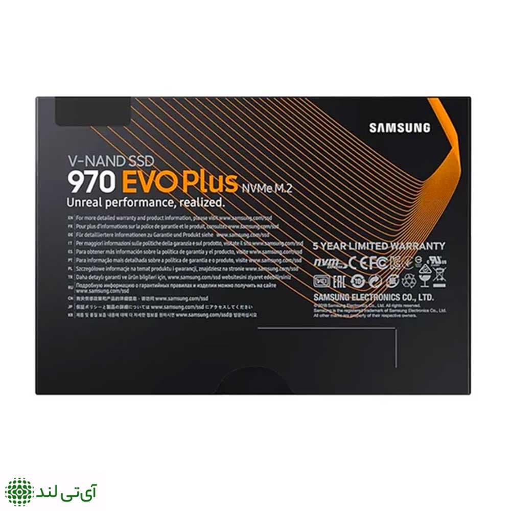SSD سامسونگ ظرفیت 500G مدل Samsung 970 EVO PLUS — تصویر ۴