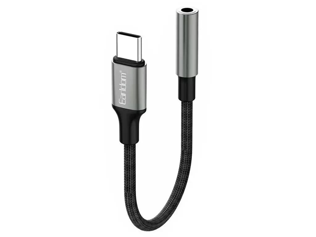 کابل تبدیل تایپ سی به AUX ارلدام Earldom Type c to 3.5mm AUX Cable ET-AUX55