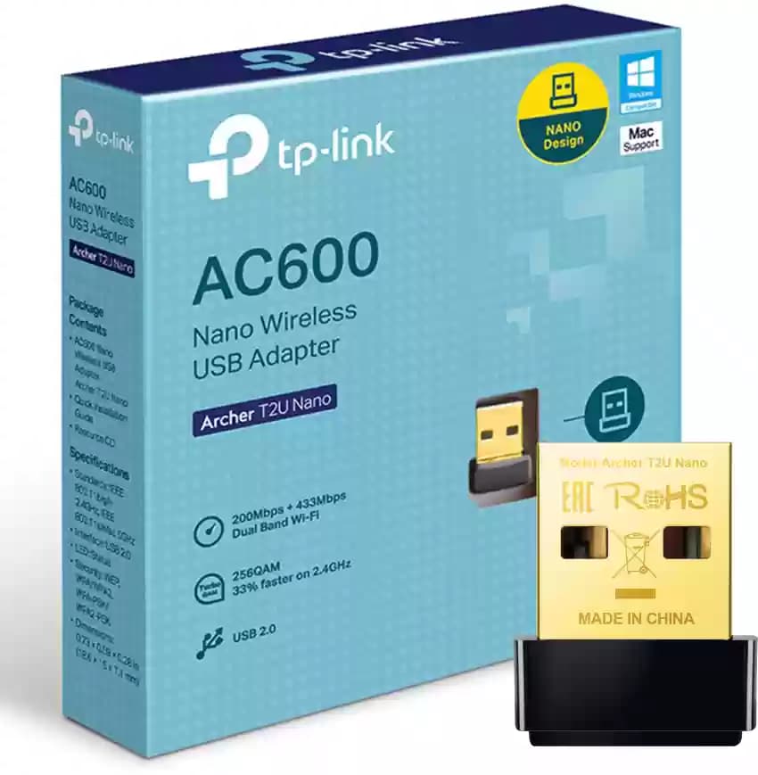 TP-Link َAC600 Archer T2U Nano — تصویر ۳
