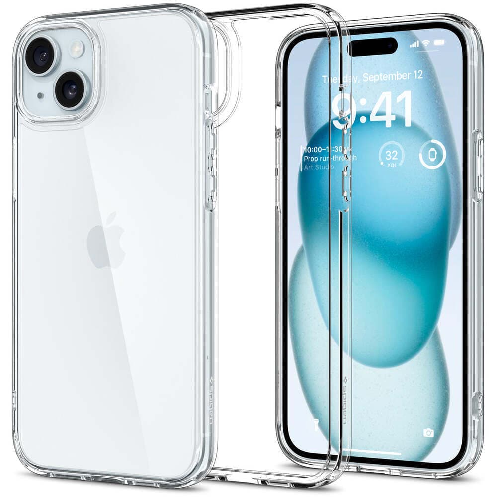 کاور اسپیگن مدل Ultra Hybrid مناسب برای گوشی موبایل اپل iPhone 15 — تصویر ۲