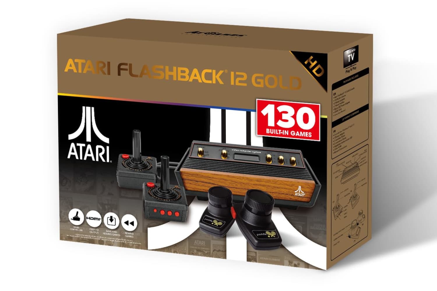 کنسول بازی رترو Atari Flashback 12 Gold, Retro — تصویر ۳