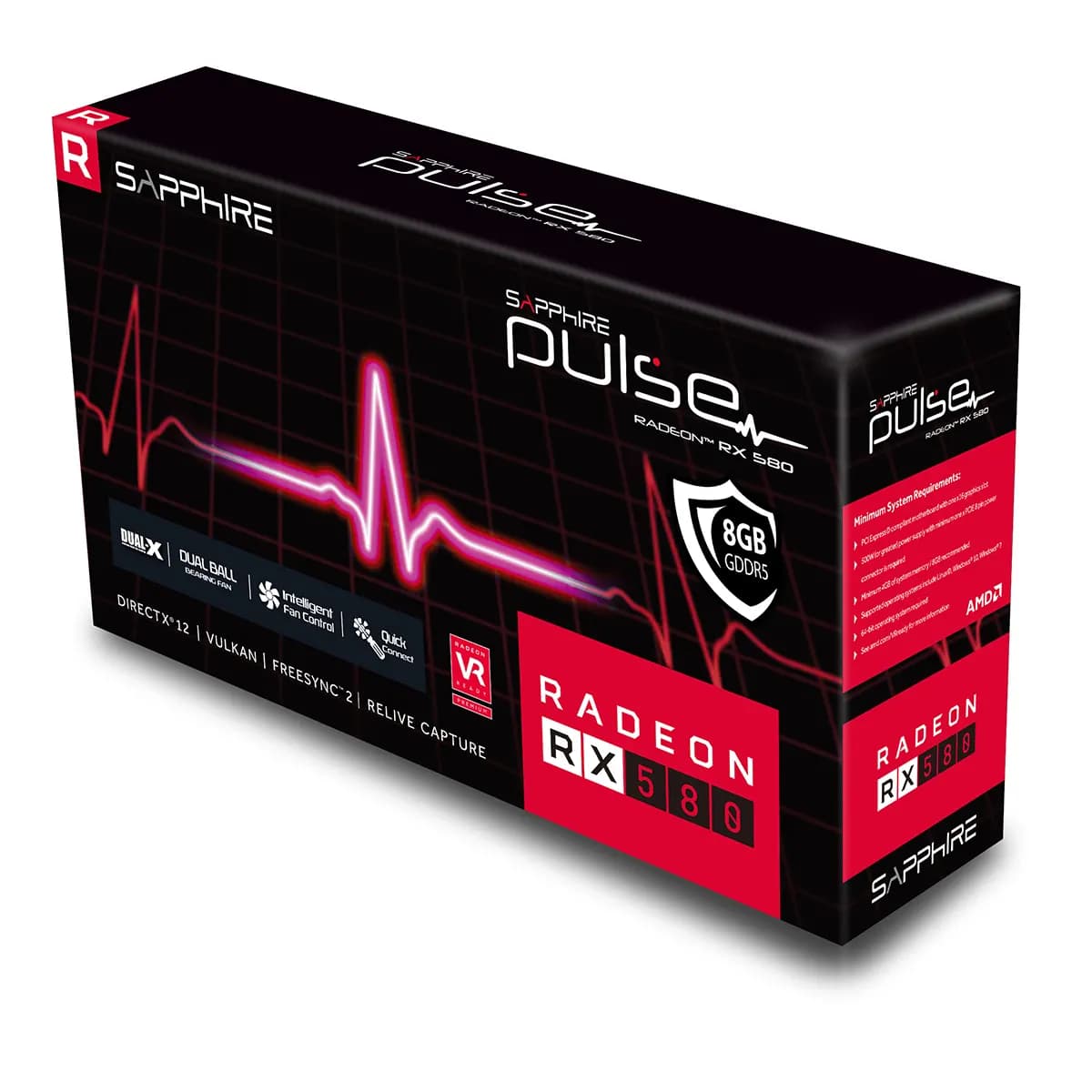 کارت گرافیک سافایر AMD Radeon Sapphire PULSE RX 580 8G G5 — تصویر ۷