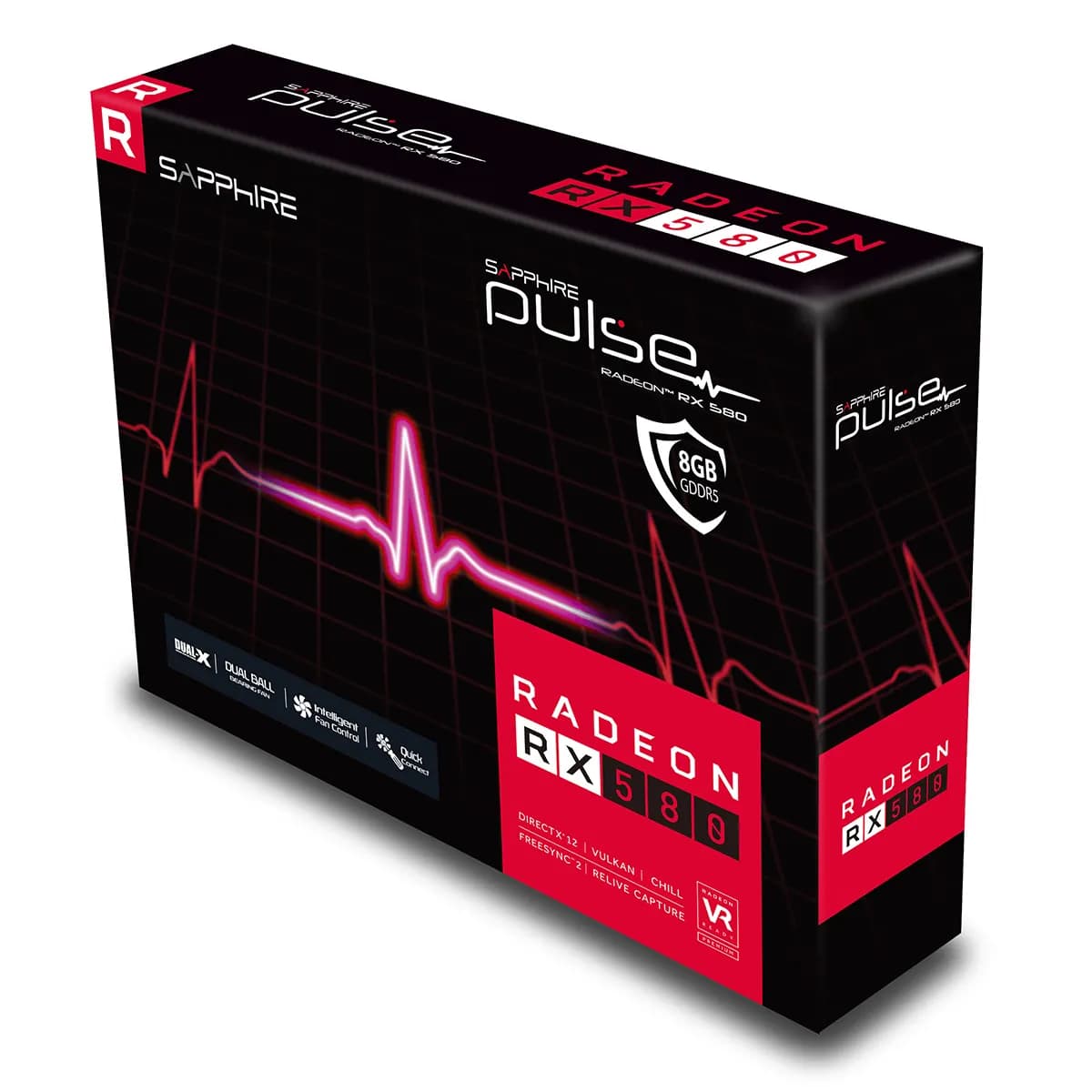 کارت گرافیک سافایر AMD Radeon Sapphire PULSE RX 580 8G G5 — تصویر ۶