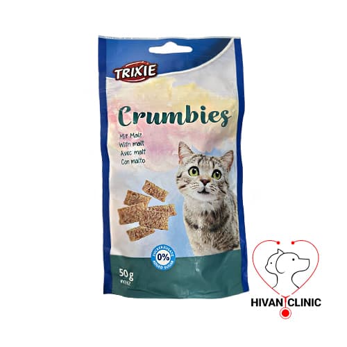 تشویقی مغزدار گربه تریکسی همراه با مالت Trixie
