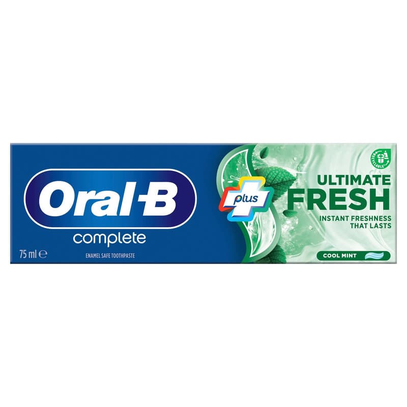خمیر دندان اورال بی مدل Ultimate Fresh حجم 75 میلی لیتر — تصویر ۴