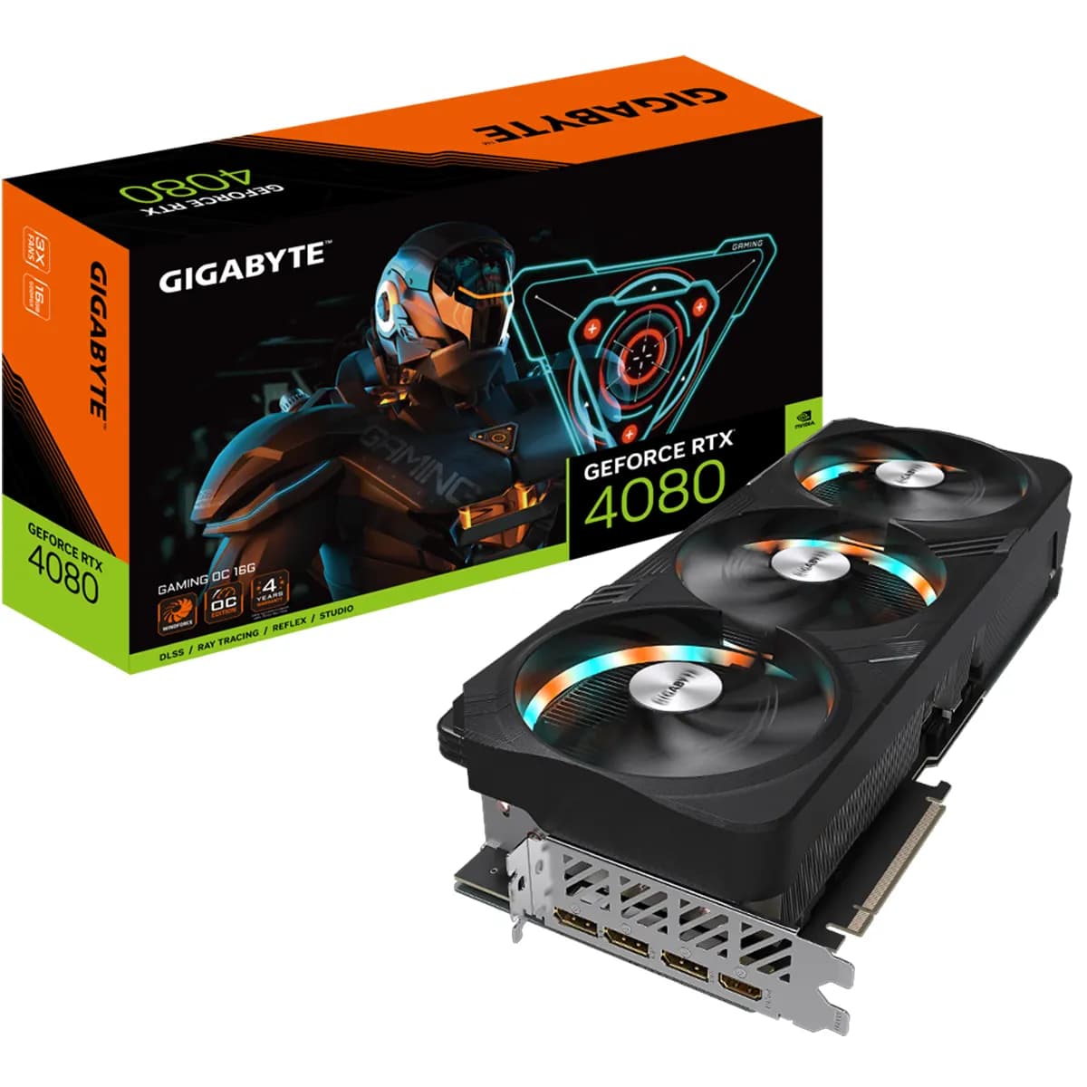 کارت گرافیک نو و آکبند گیگابایت Gigabyte GeForce RTX 4080 16GB GAMING OC — تصویر ۸