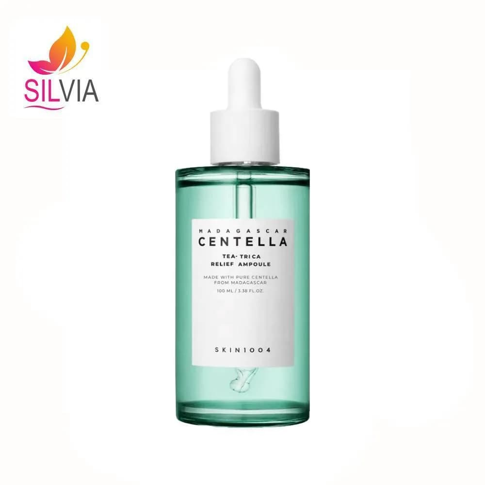 آمپول چای تریکا تسکین دهنده و ضد جوش Skin 1400 ماداگاسکار سنتلا حجم 100میل — تصویر ۲