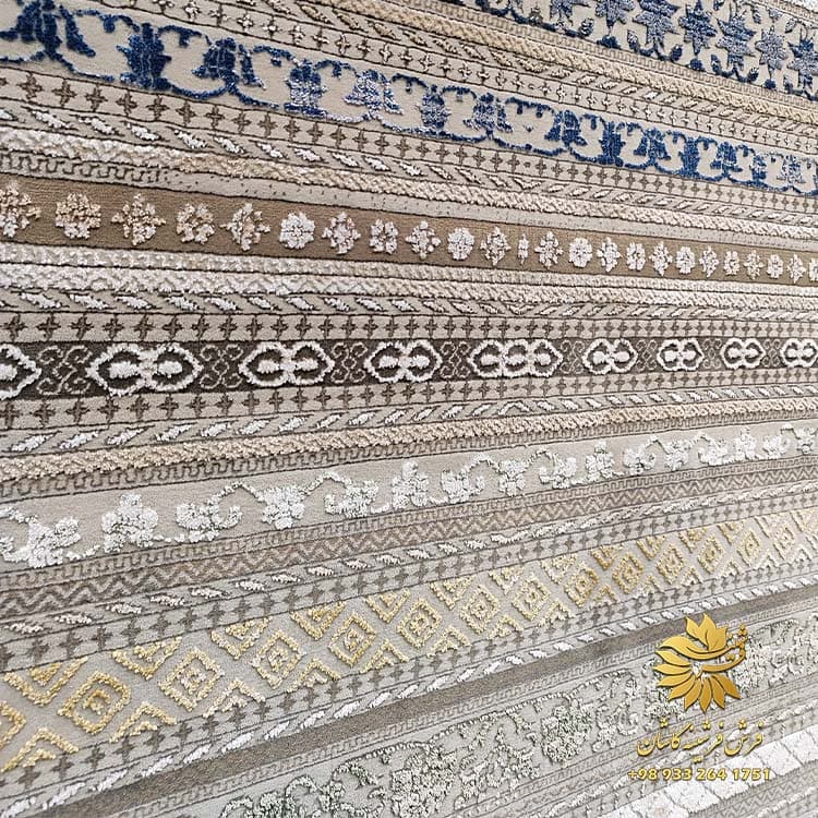 فرش مراکشی ماشینی 700 شانه با طراحی جدید 75008dg — تصویر ۳