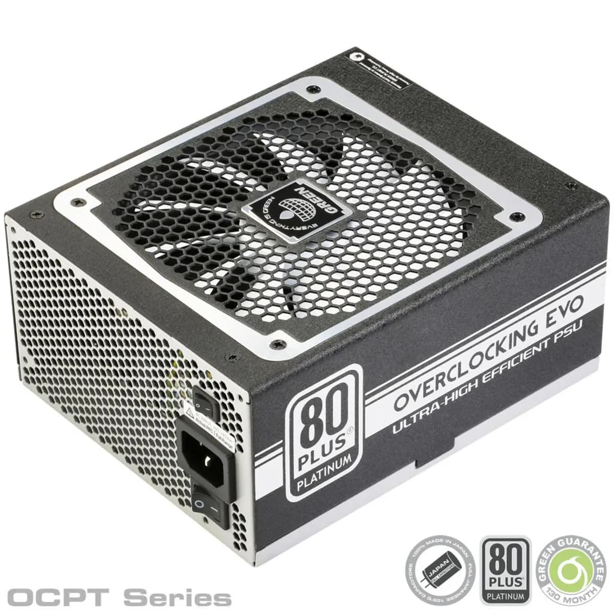 پاور کامپیوتر 650 وات گرین Green GP650B-OCPT 80 Plus Platinum — تصویر ۲