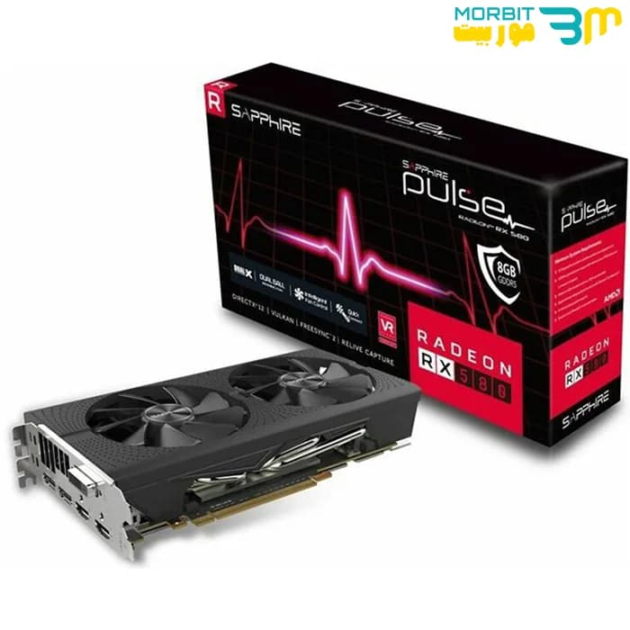 کارت گرافیک استوک AMD Sapphire Pulse Radeon RX 580 8GB V1