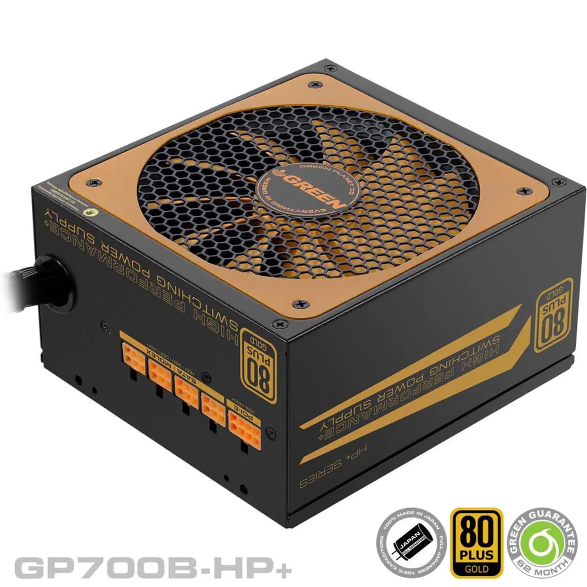 پاور کامپیوتر 700 وات گرین Green GP700B-HP 80 Plus GOLD — تصویر ۲