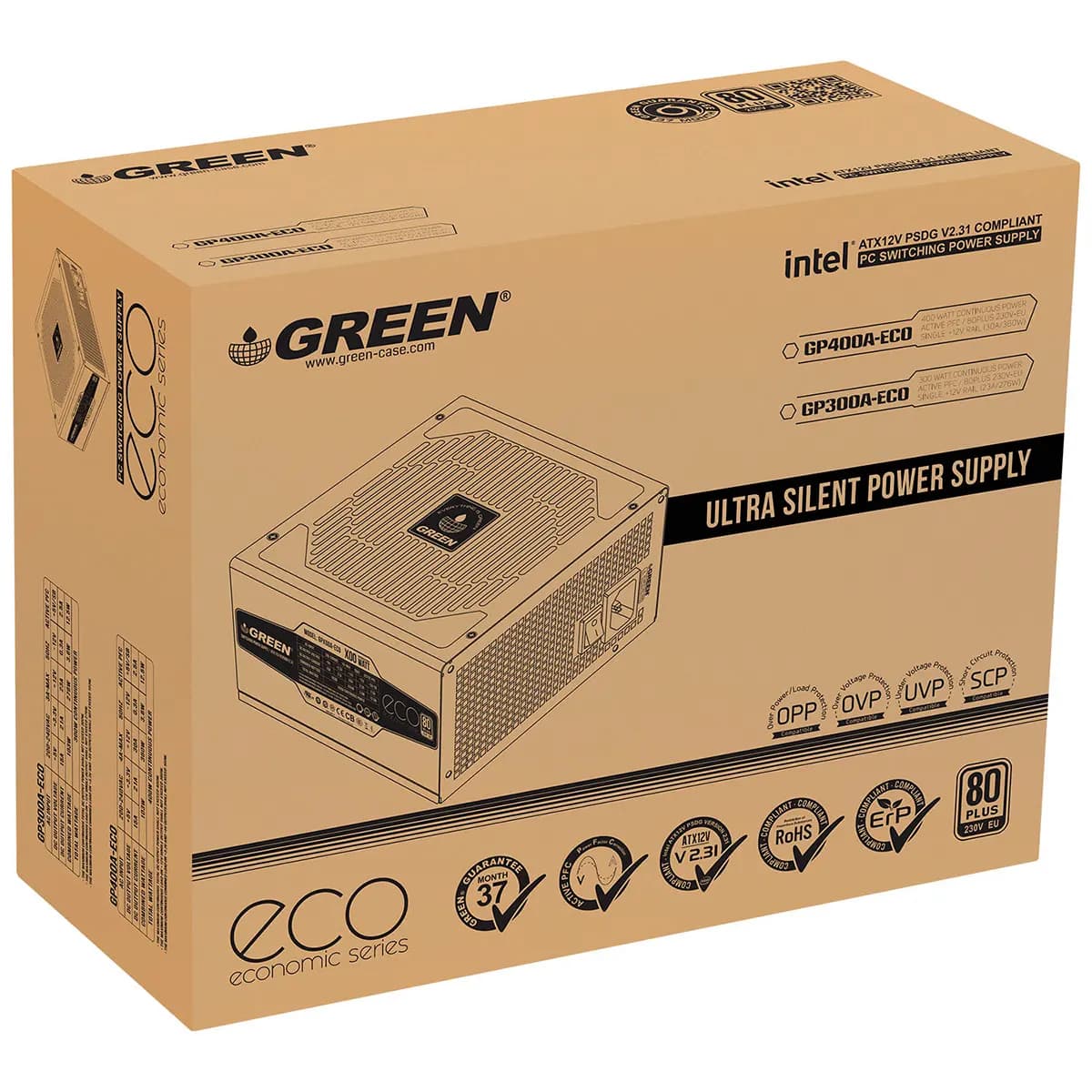 پاور کامپیوتر 300 وات گرین مدل GP300A-ECO — تصویر ۵