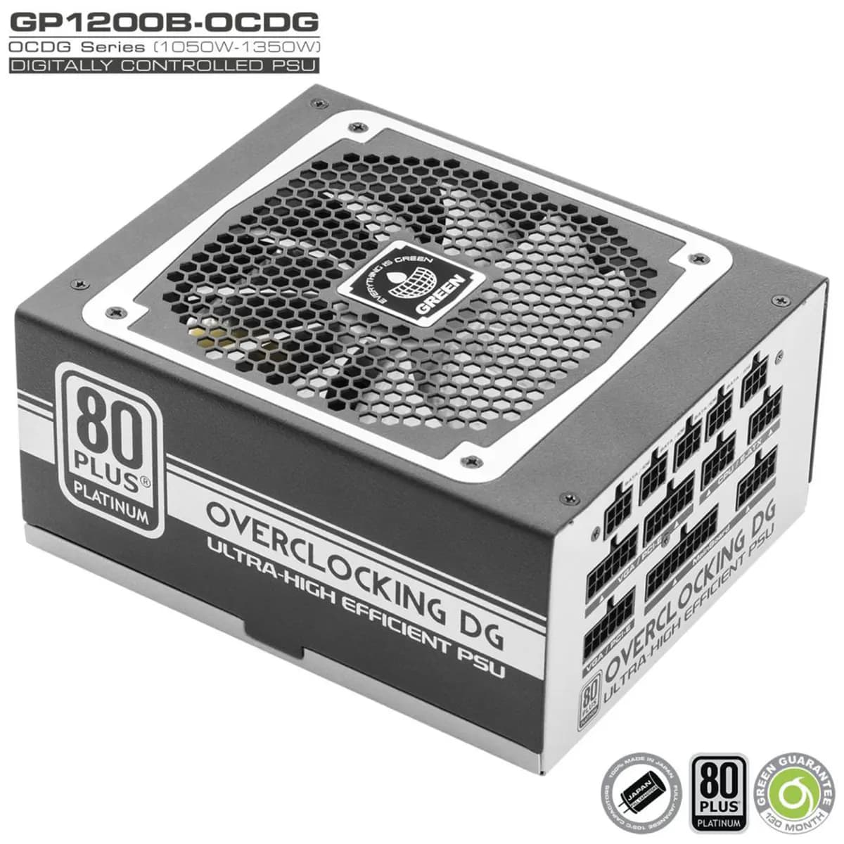 پاور کامپیوتر 1200 وات گرین Green GP1200B-OCDG 80 Plus Platinum