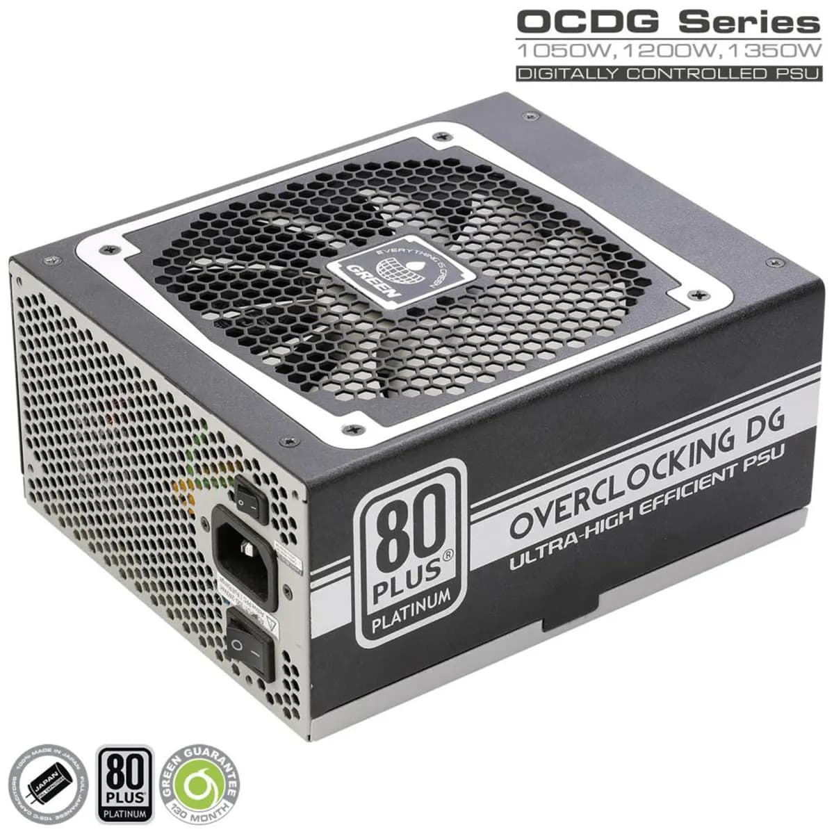 پاور کامپیوتر 1200 وات گرین Green GP1200B-OCDG 80 Plus Platinum — تصویر ۲