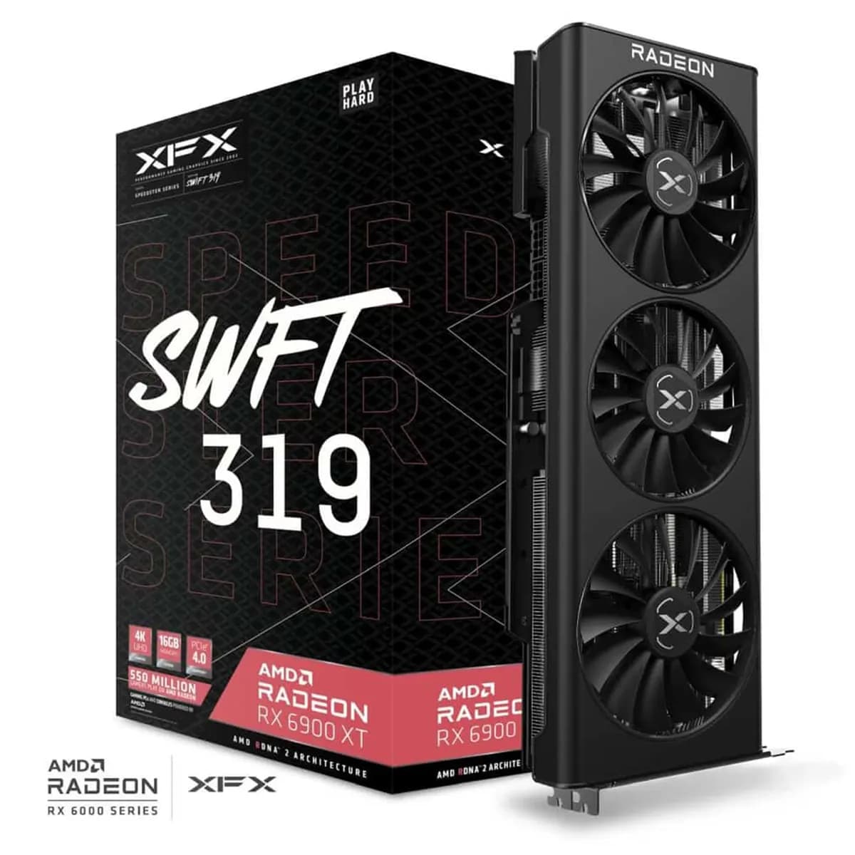 کارت گرافیک ایکس اف ایکس XFX Speedster SWFT 319 AMD Radeon RX 6800 XT 16GB GDDR6 — تصویر ۷