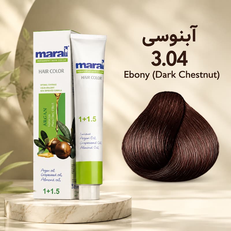 رنگ مو مارال 3.04 | آبنوسی