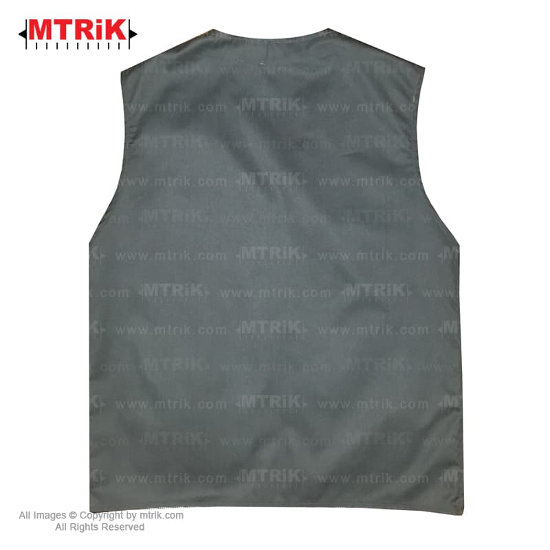 جلیقه خبرنگاری طوسی مدل CE-VEST — تصویر ۳