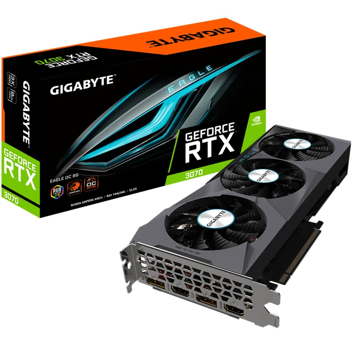 کارت گرافیک گیگابایت Gigabyte GeForce RTX 3070 EAGLE OC 8G — تصویر ۸